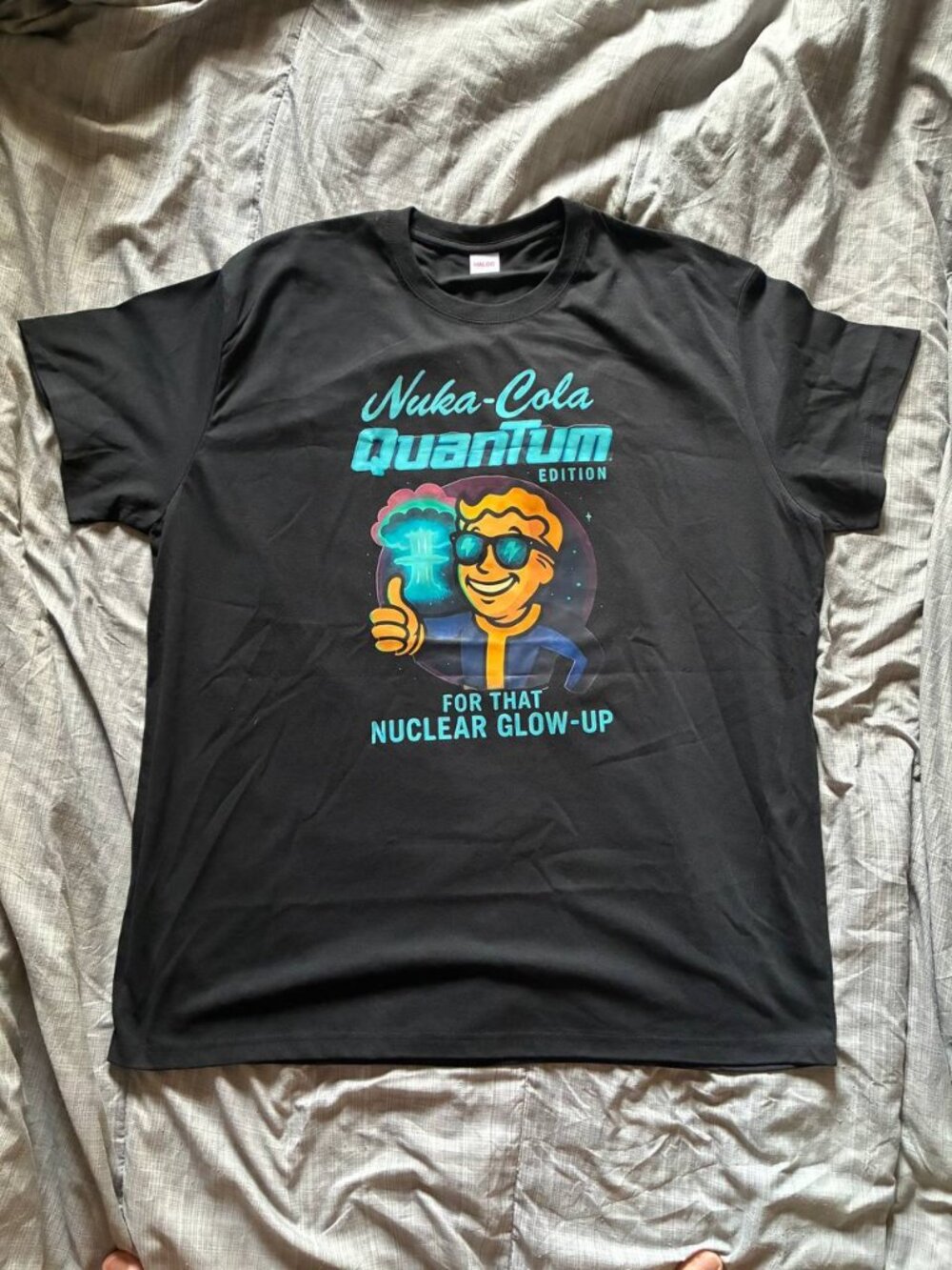 Fallout Video Game Retro Pip Boy Nuka Cola Quantum T Shirt - Size XL 26x32 New
